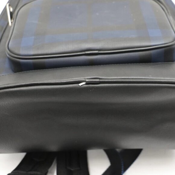 Burberry London Check Logo Rocco Backpack - Navy - Picture 12 of 14